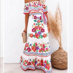 Beautiful floral maxi